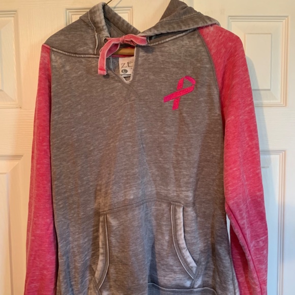 Fleece Hoodie - Breast Cancer Survivor - Picture 2 of 7
